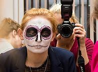 Sugar Skull - warsztaty charakteryzacji z Agnieszką Wojciechowską. Fot. Anita Kot