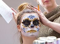 Sugar Skull - warsztaty charakteryzacji z Agnieszką Wojciechowską. Fot. Anita Kot