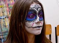 Sugar Skull - warsztaty charakteryzacji z Agnieszką Wojciechowską. Fot. Anita Kot