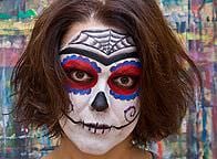 Sugar Skull - warsztaty charakteryzacji z Agnieszką Wojciechowską. Fot. Anita Kot