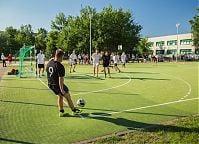 Studenci vs Wykładowcy! Footbolowe widowisko WSR. Fot. Michał Żelazny