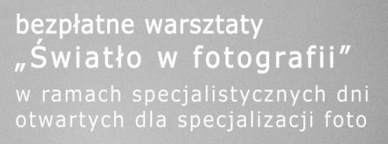 Warsztaty fotograficzne w Studio Bank w ramach Specjalnego Dnia Otwartego!