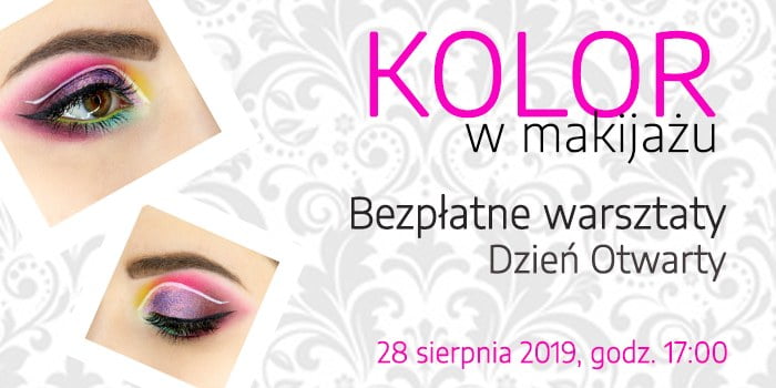 Kolor w makijażu - bezpłatne warsztaty i Dzień Otwarty Warszawskiej Szkoły Reklamy i Szkoły Wizażu i Charakteryzacji SWiCh. Zapraszamy 28 sierpnia 2019 r. (środa) o godzinie 17:00 