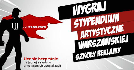 Konkurs o bezpłatną naukę w Warszawskiej Szkole Reklamy sierpień 2020 r.