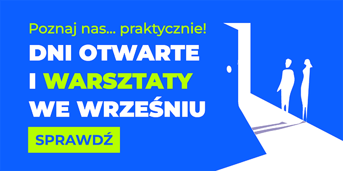 Zapraszamy na dni otwarte i warsztaty WSR/WSBMiR we wrześniu 2025 roku