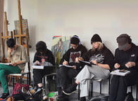 Zdjęcia z warsztatów rysunkowych WSR z Marią Orzewską - XI 2025 r. - fot. Grzegorz Rusinek