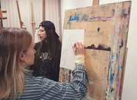 Zdjęcia z warsztatów rysunkowych u Aleksandra Konarzewskiego I 2026 r. - fot. Grzegorz Rusinek