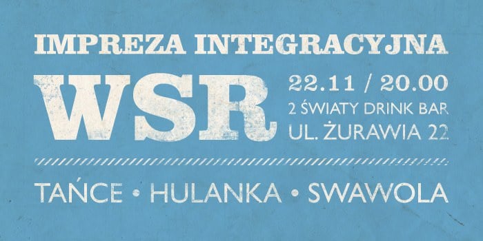 Impreza integracyjna WSR